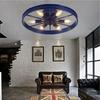 Industrial Style Carriage Wheel Chandelier for Kitchen or Bar Ceiling Lighting