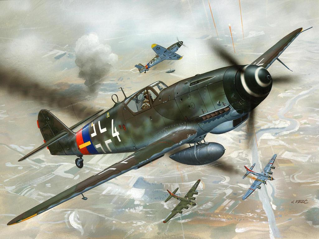 German Revell Messerschmitt 04160 Plastic Model 1/72 Bf109G-5