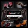 BIKERS Camshaft Cover Z125 PRO Aluminum Black BK-K135-BLK