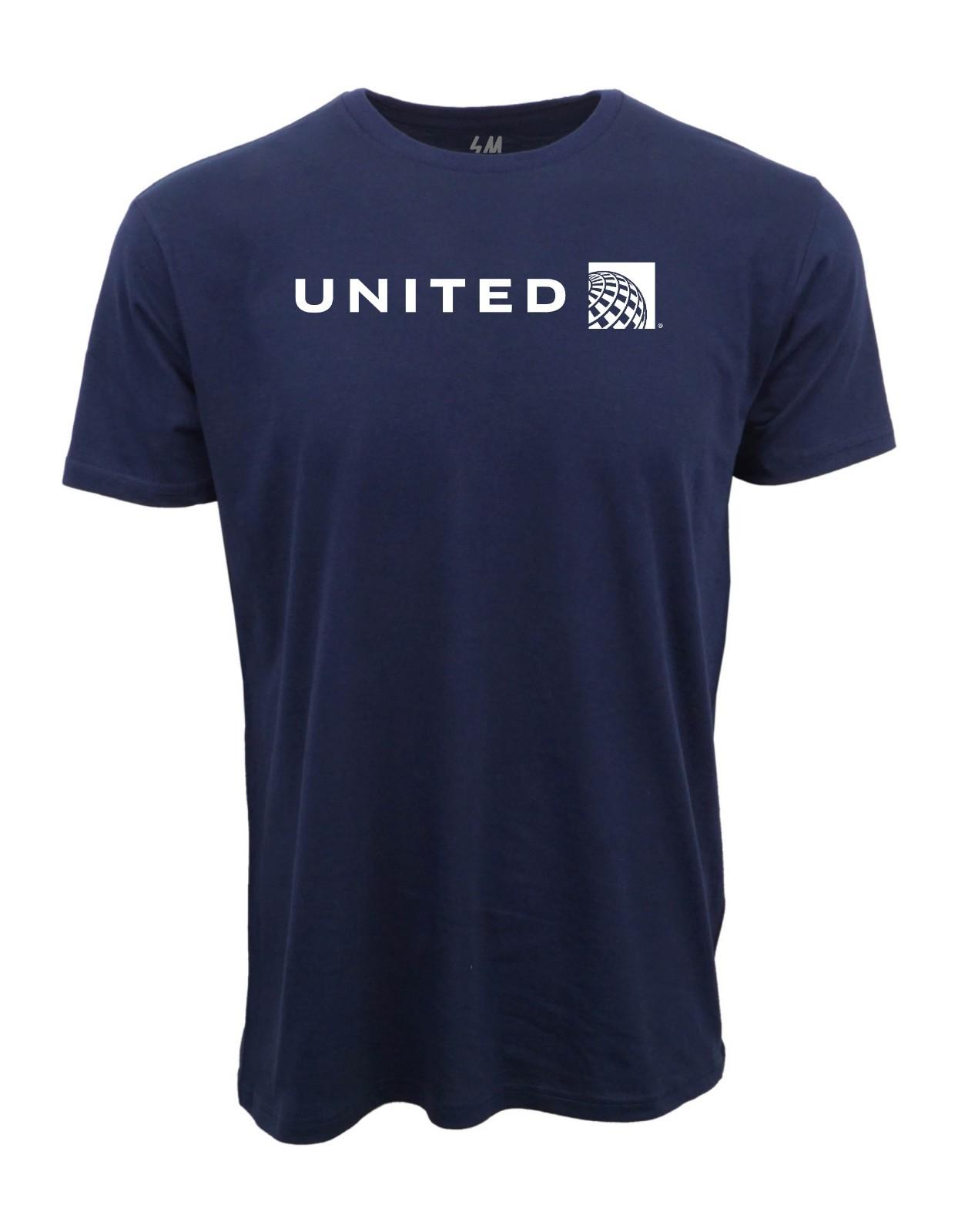 UNITED AIRLINES MENS GRAPHIC T SHIRT L