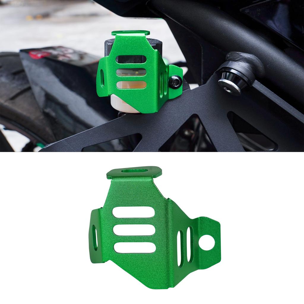 Motikvans Kawasaki Rear Brake Pump Fluid Tank Cover Fluid Reservoir Guard Cover Protector for Ninja400 Accessories