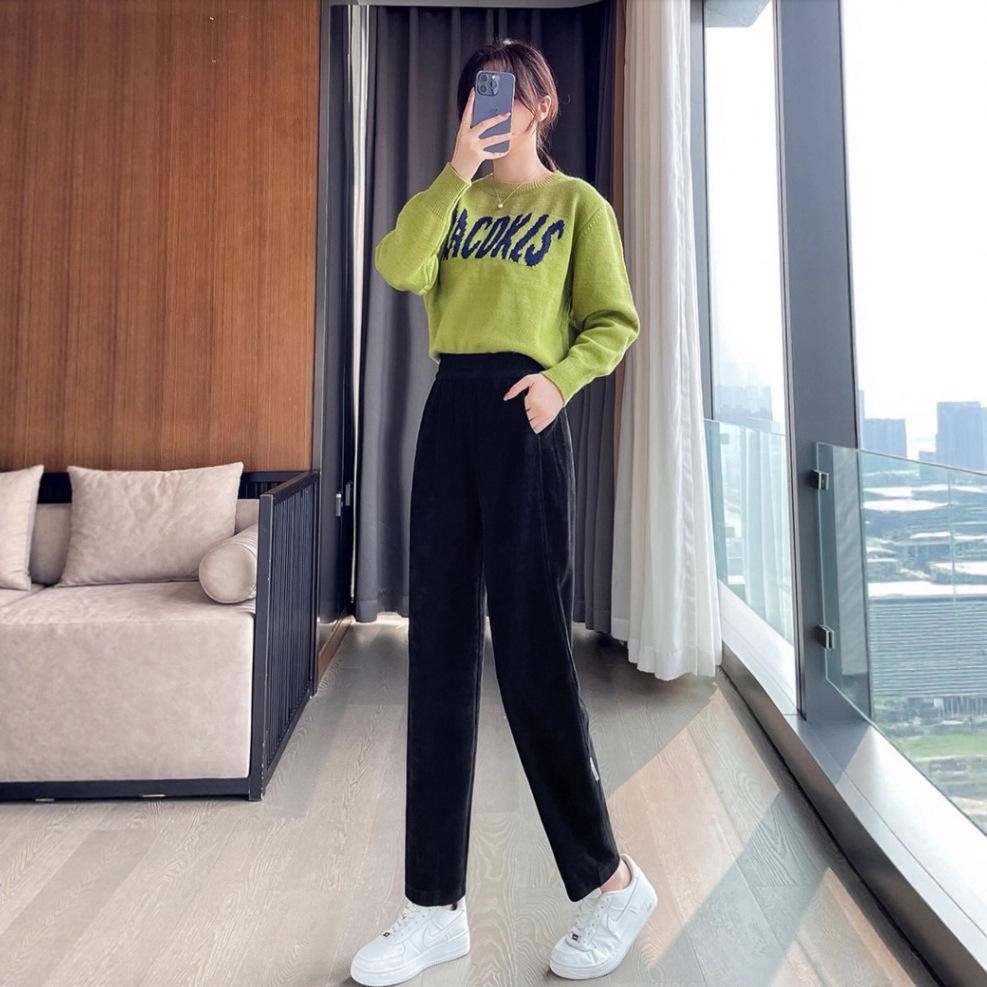 Pantaloni Harem Skinny pentru Femei - Elegante Picioare Drepte Înguste pentru Toamnă, Primăvară și Iarnă 2025