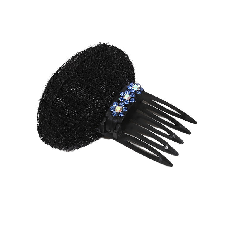 

Женские креативные губки для объема, вставки-бампы, основы для волос, пуф для волос, подушка для волос, инструмент для самостоятельной укладки волос Flower style синий