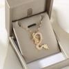 Lip Chain Hip Hop Domineering Infinite Copper Micro-inlaid Zircon Dragon Lady Necklace Temperament Light Luxury Niche Design Sense