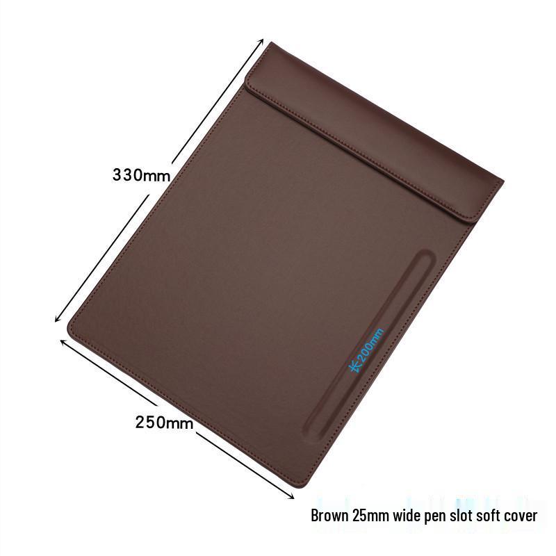 A4 Leather Conference Writing Pad with Magnetic Closure