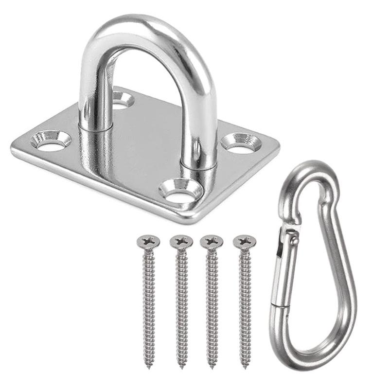 Stainless Steel Suspension Bracket Hammock Mount Ceiling Hook Anchor Hanger For Gym Training Aerial Yoga Sex Swing Hanging Kit