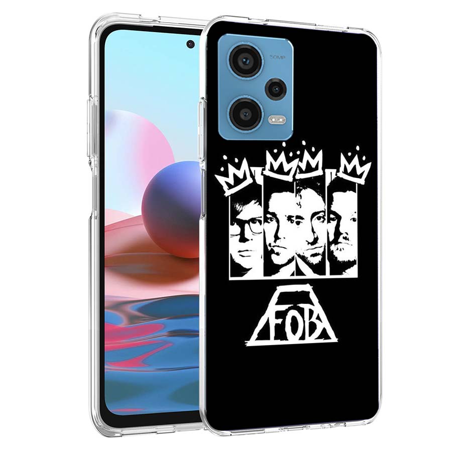 Rock Band FOB Cool Phone Case For Redmi Note 13 12 14 15 Pro Plus 13R 11 11T 11E 11S 10 Pro 10S 9 9S Cover Cell Clear TPU Capa C