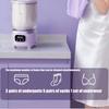 Automatic Tiny Washer And Dryer Combination 2L Capacity Dense For Small Sectors With Flexible Effluent Multiple Purpose Basket