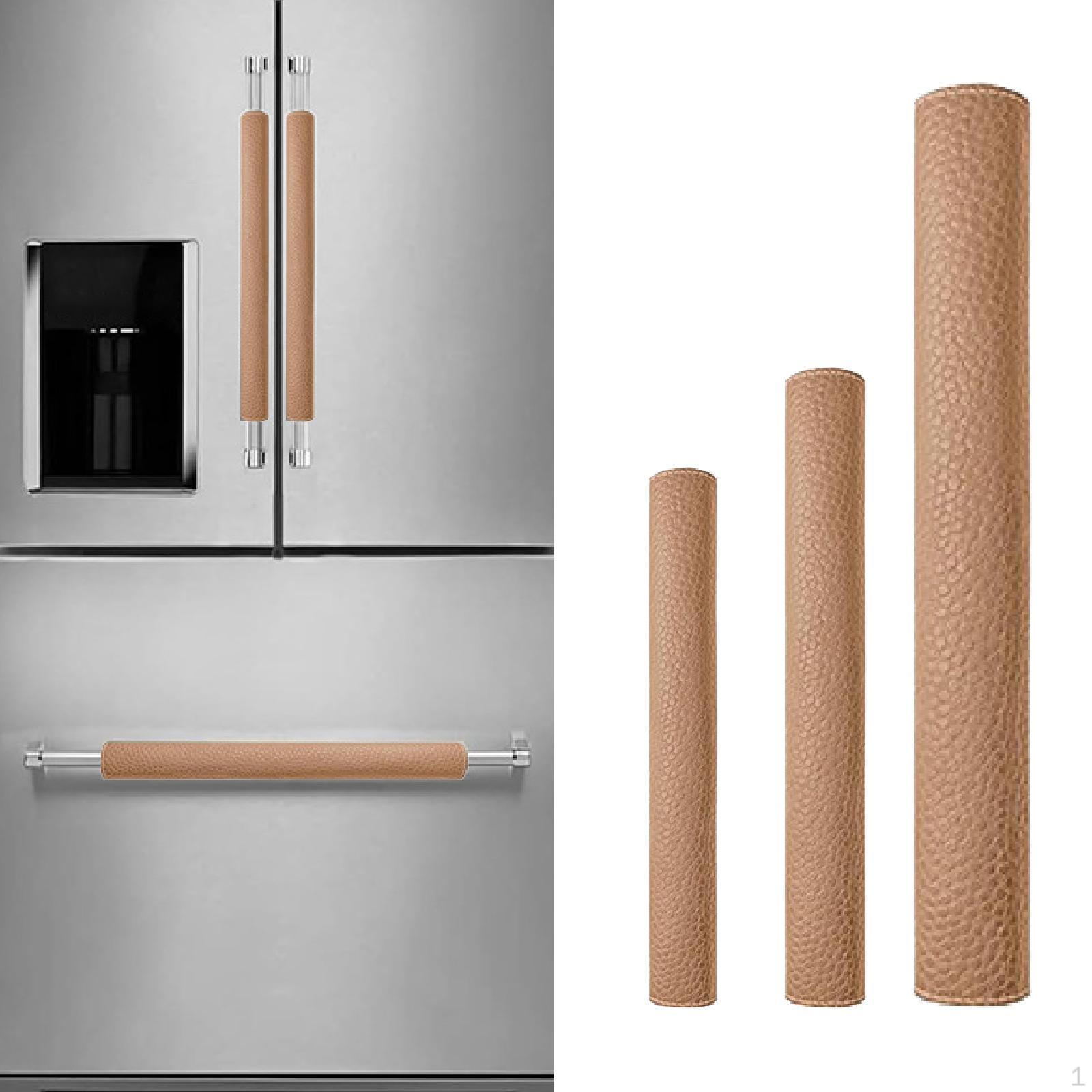 

3 шт. в упаковке накладок на дверные ручки холодильника для нескользящего использования в бытовой технике