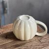 Halloween Keramisk Kopp, Oransje Gresskar, Friske Kunstneriske Hjem Melkekrus, Stor Kapasitet Frokost Par Kaffekopper Kontor Vann