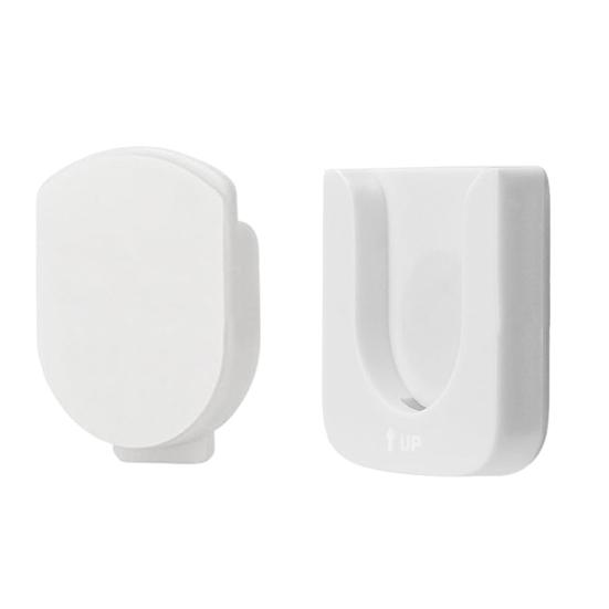 

Магнитный кронштейн для пульта дистанционного управления Простая установка Универсальная посадка Стабильное настенное крепление Держатель для пульта кондиционера белый