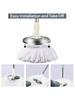4 Pack Spin Mop Heads Compatible with Hurricane, Mopnado, Casabella and Other Standard Size Spin Mop, Durable Microfiber Mop