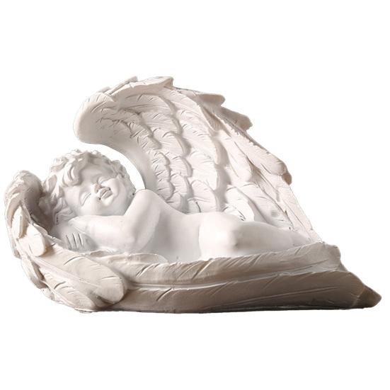 Estatua de Ángel de la Guarda Resina Figura de Ángel Pequeño Recuerdo Curación Simpatía Regalo para Estante Hogar Sala de Estar Escritorio Oficina Decoración