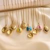 Romantic Photo Frame Necklace Oval Shape Vintage Openable Necklace  Anniversary Gifts