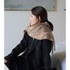 Autumn Winter Unisex Shawl Imitation Cashmere Warm Sweet Plaid Tassel Scarf Cape