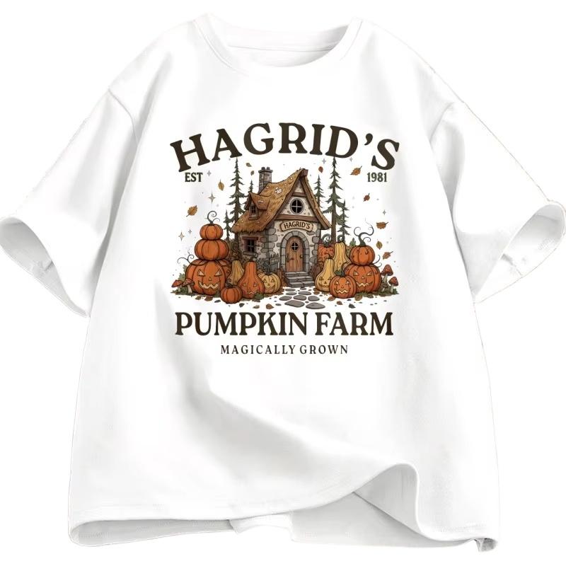 Fall Season Tshirt Autumn Pumpkin Retro Fall Vibes T Shirt Fall Girl Pumpkin Printed Tshirt Causal Cotton Short Sleeve Tees