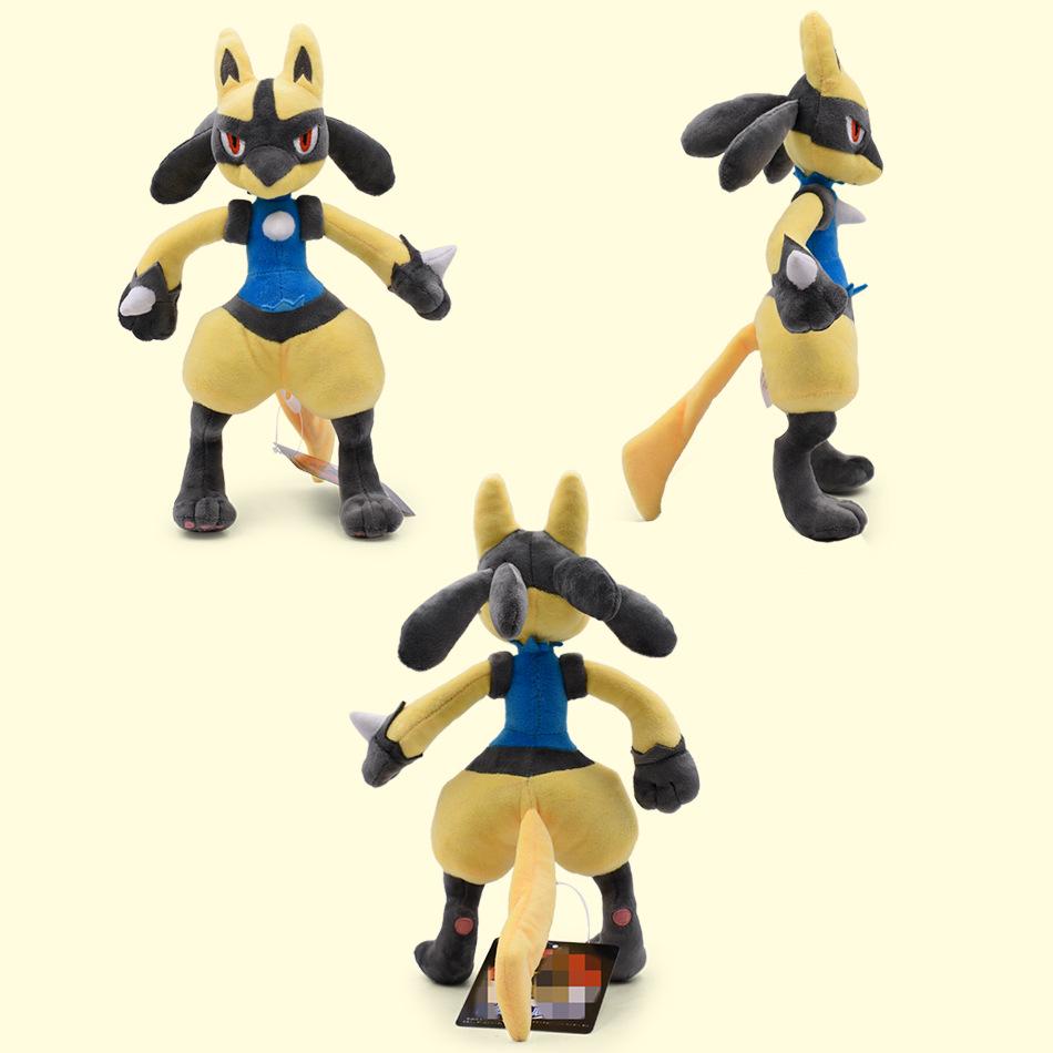 Large Shiny Mega Lucario Evolution Plush Doll