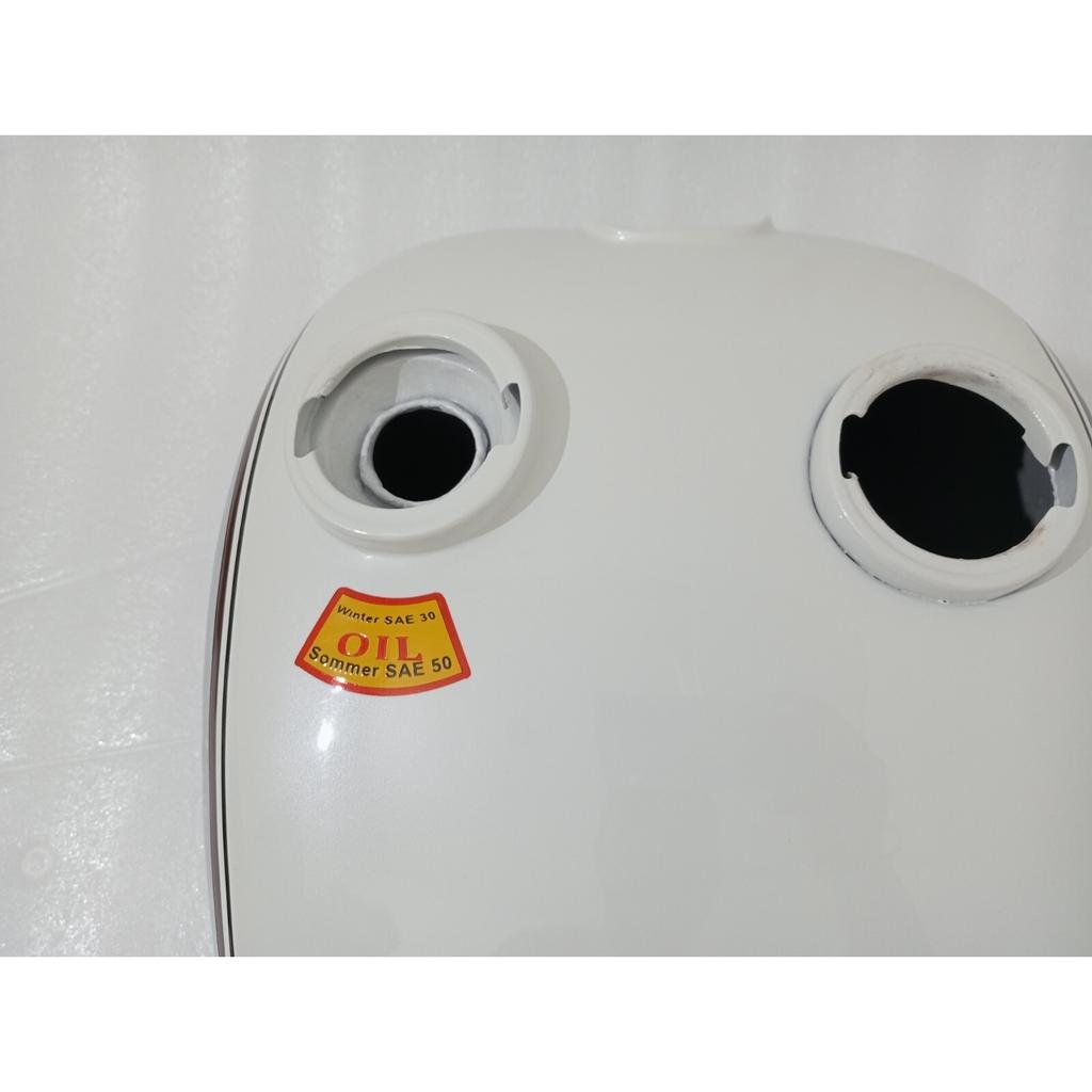 PUCH 250 TF 1952 250Cc White & Chrome Steel Petrol Fuel Tank With Cap |Fit For