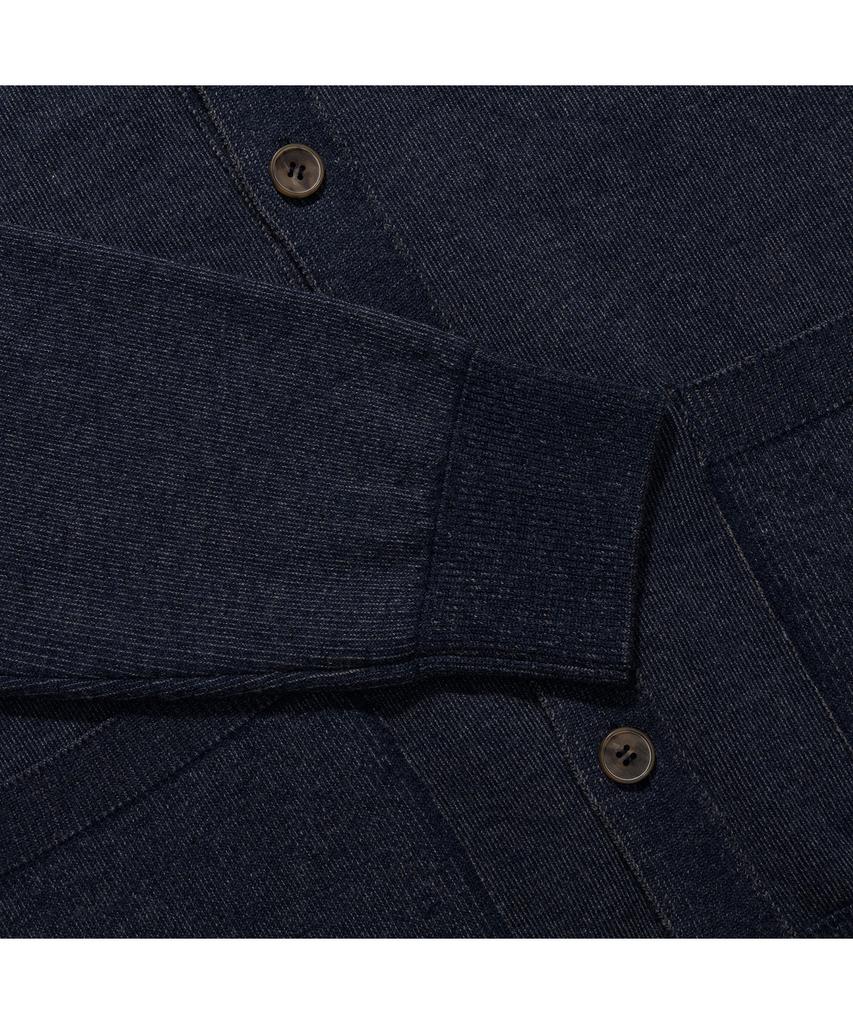Prodeshirt Vintage Two-Tone V-Neck Cardigan (Navy)
