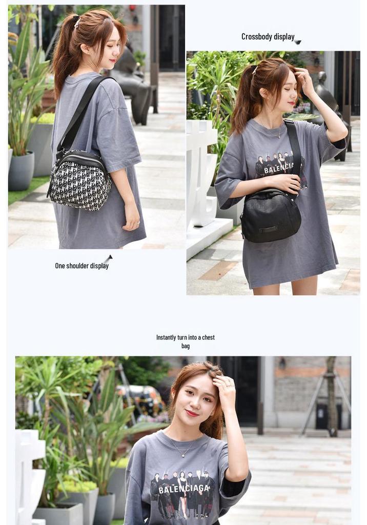 2026 Trendy Women's Canvas Shell Crossbody Bag - Versatile Summer Fashion