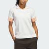 Adidas Originals 3-Stripe Performance Valentines Day Limited Edition V-Neck Knit Short Sleeve Polo Shirt Women tops KB9214