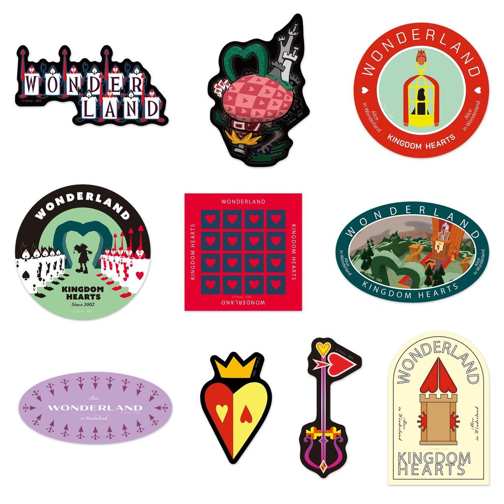Kingdom Sticker Set Wonderland Hearts/Stationary