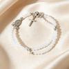 Rosary Bracelet Magnetic Closure Handmade Christian Prayer Beads Bracelet Lightweight Easy To Wear Spiritual Bracelet Jewelry Gift