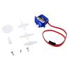 RCmall 360° Continuous Rotation Feetech FS90R Micro Servo, 6V 9G, Pack of 5