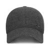 Winter Middle-Aged and Elderly Dad Warm Duck Tongue Cotton Cap Ear Protection Velvet Thick Riding Baseball Cap