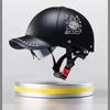 Summer Duckbill Motorcycle Half Helmet with Built-in Visor