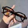 Retro Korea Stil Brilleinnfatning Student Gjennomsiktig Oversized Databriller Kvinner Menn Blålysblokkerende Brilleinnfatning
