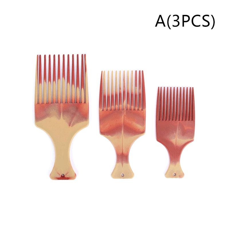 

S/M/L 1/3 шт. салонный афро-американский расческа-щетка парикмахерский инструмент для вьющихся волос масло для головы инструмент для укладки волос парикмахер A