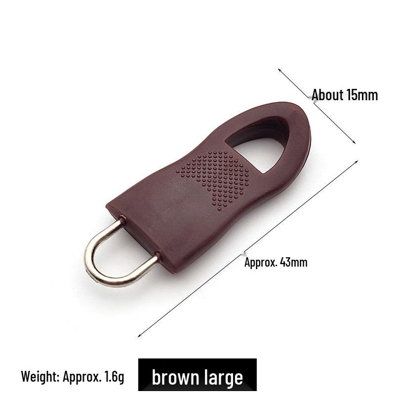 Detachable Zipper Pull Tab for Bags, Jackets, Shoes, and Backpacks - Tool-Free Replacement.