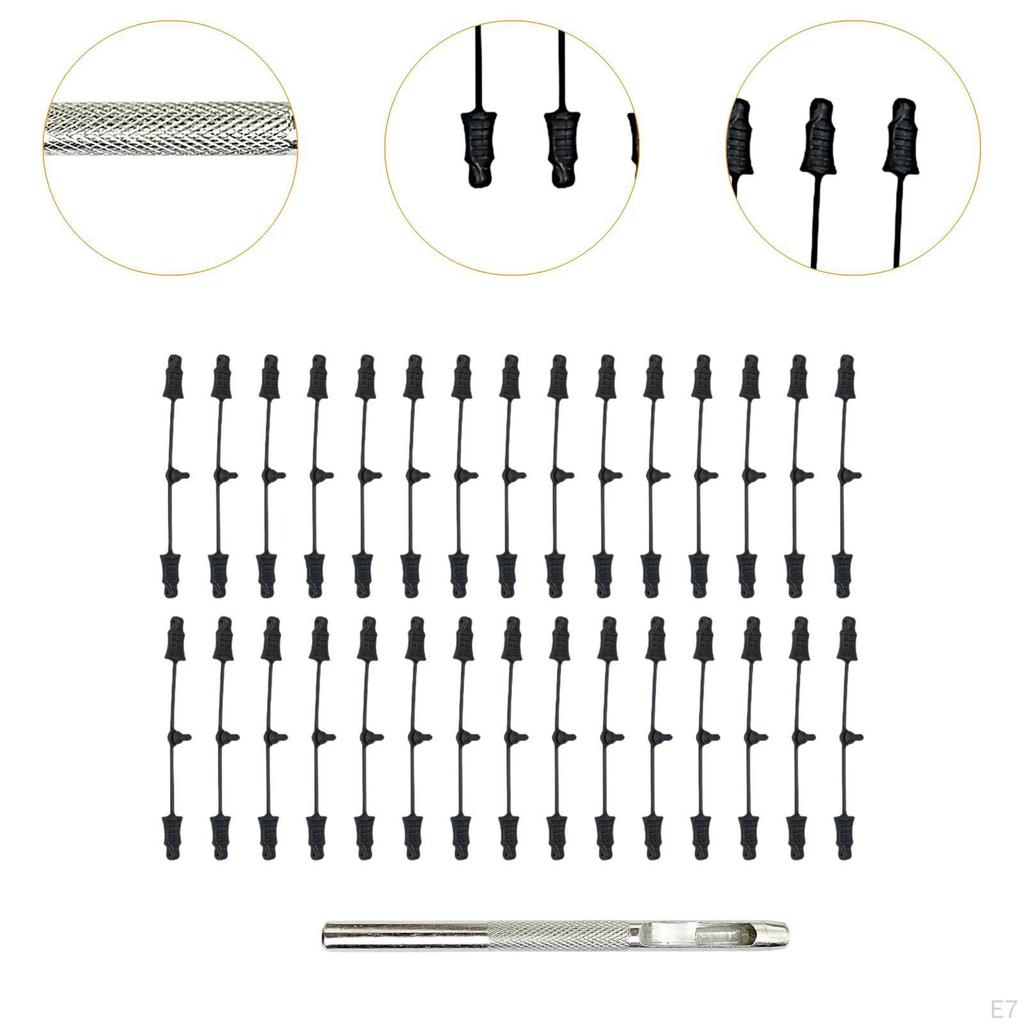 RC Car Body Clip Retainer Rubber Pull Tabs Replacement Parts