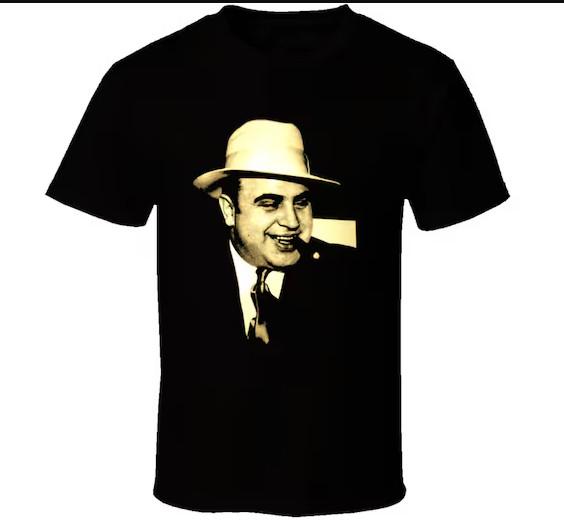 Al Capone Mafia Gangster Graphic T-shirt size S-5XL Unisex T-Shirt XL