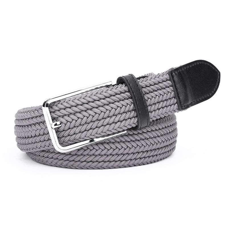 Men'S Belt Tactical Pin Buckle Alloy Buckle Nylon Belt Braided Belt Tooling Outdoor Training Belt Men'S
