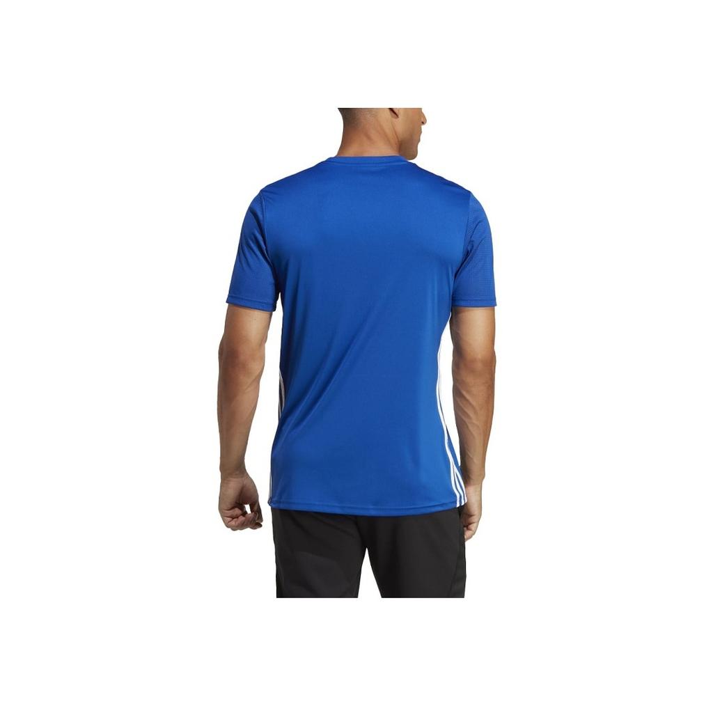 Adidas Striped Color Block Crew Neck Short Sleeve T-Shirt Men Tops Dark-Blue H44528