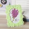 Plastic Photo Frame Picture FrameLarge Lily Flower Decorative Photo Frame Ornament