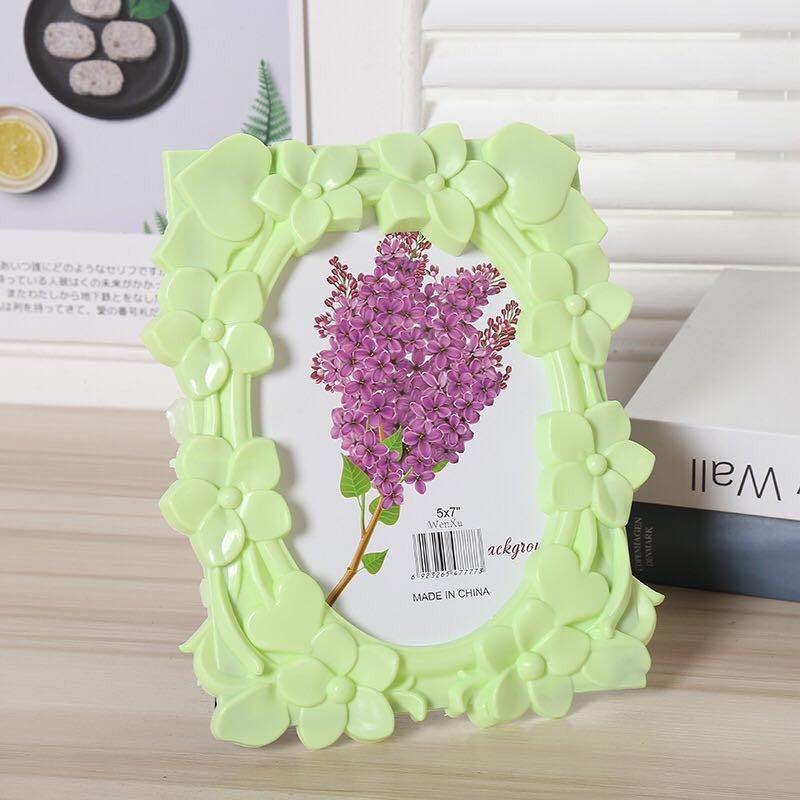 Plastic Photo Frame Picture FrameLarge Lily Flower Decorative Photo Frame Ornament