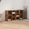 Shoe Bench with Shelf Reclaimed Wood Look 103 X 30 X 54.5 Cm Engineered Wood