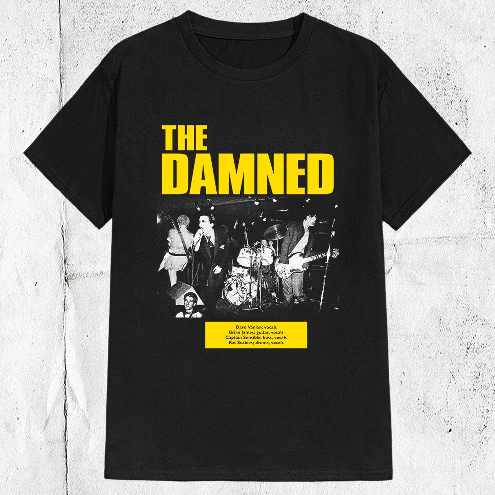 70s 80s The Damned Band T shirt 3XL