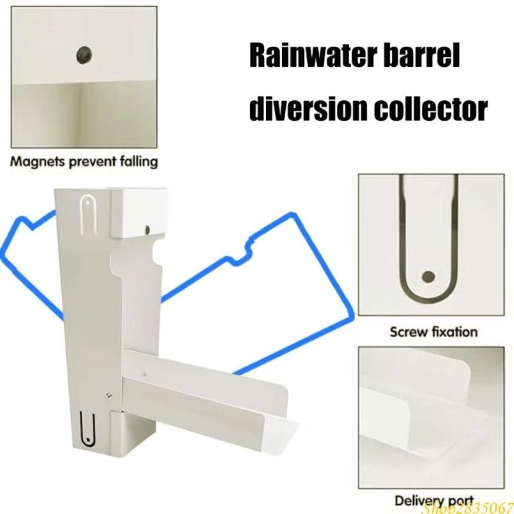 Diverter Rain Barrel Diverter Metal Rainwater Collector  Raindrop Collection