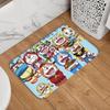 D-Doraemons Cartoon Doormat Non-Slip Bath Kitchen Welcome Mat Living Room Door Floor Entrance Carpet Rug Footpad