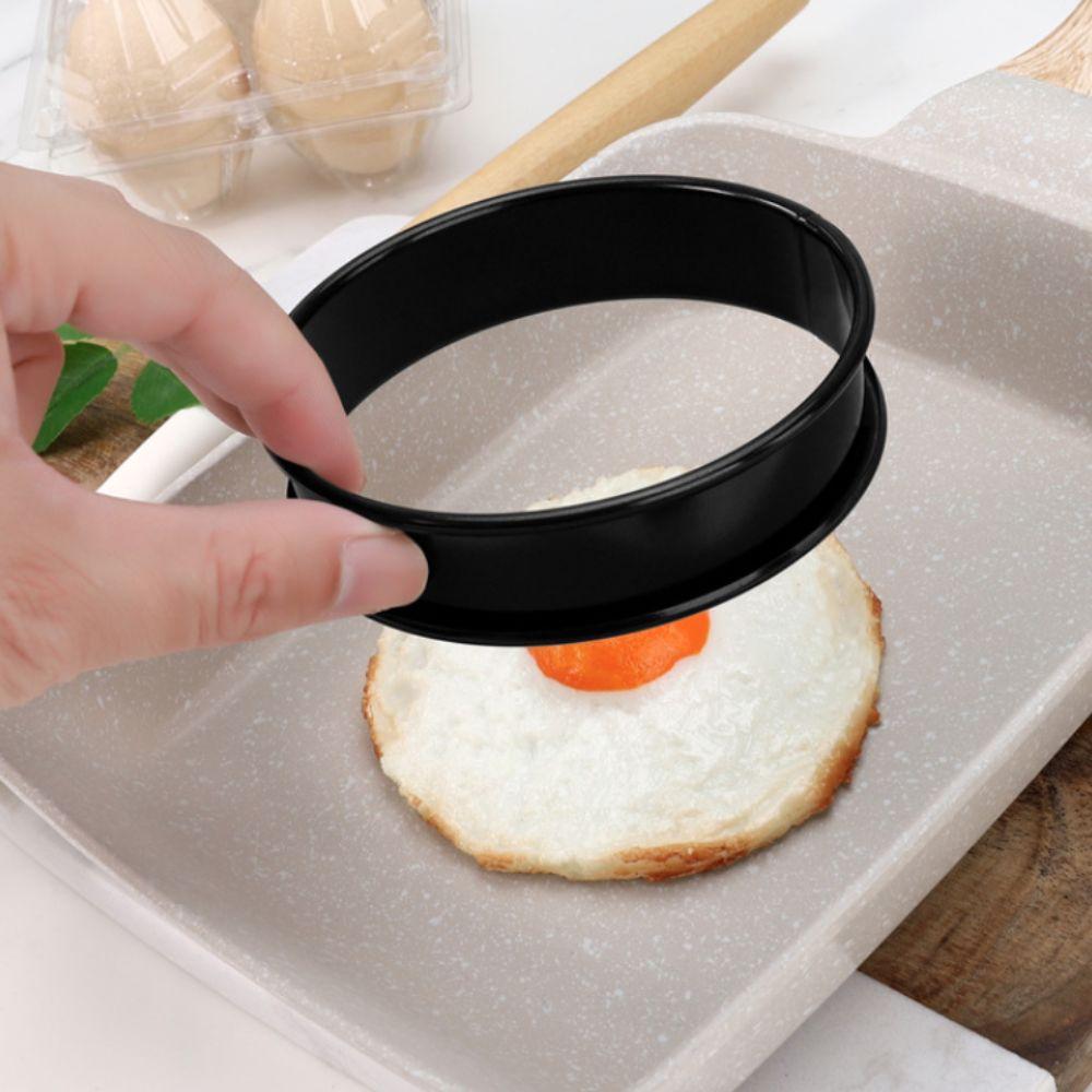 8 Piece Non-Stick Muffin Rings Heat-Resistant Baking Circle Mold Household Mousse Cake Mold  Dessert