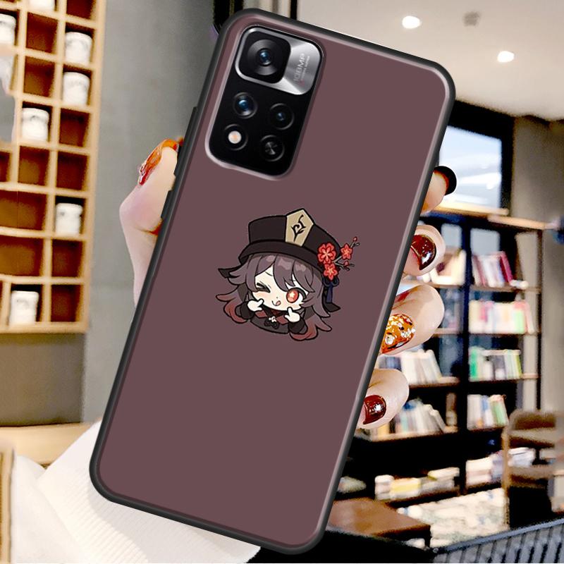 

Hu Tao Genshin Impact chibi Case For Xiaomi Redmi Note 12 11 10 9 8 Pro Note 12S 11S 10S 9S Cover For Redmi 9 10 12 C Redmi Note 8 Pro