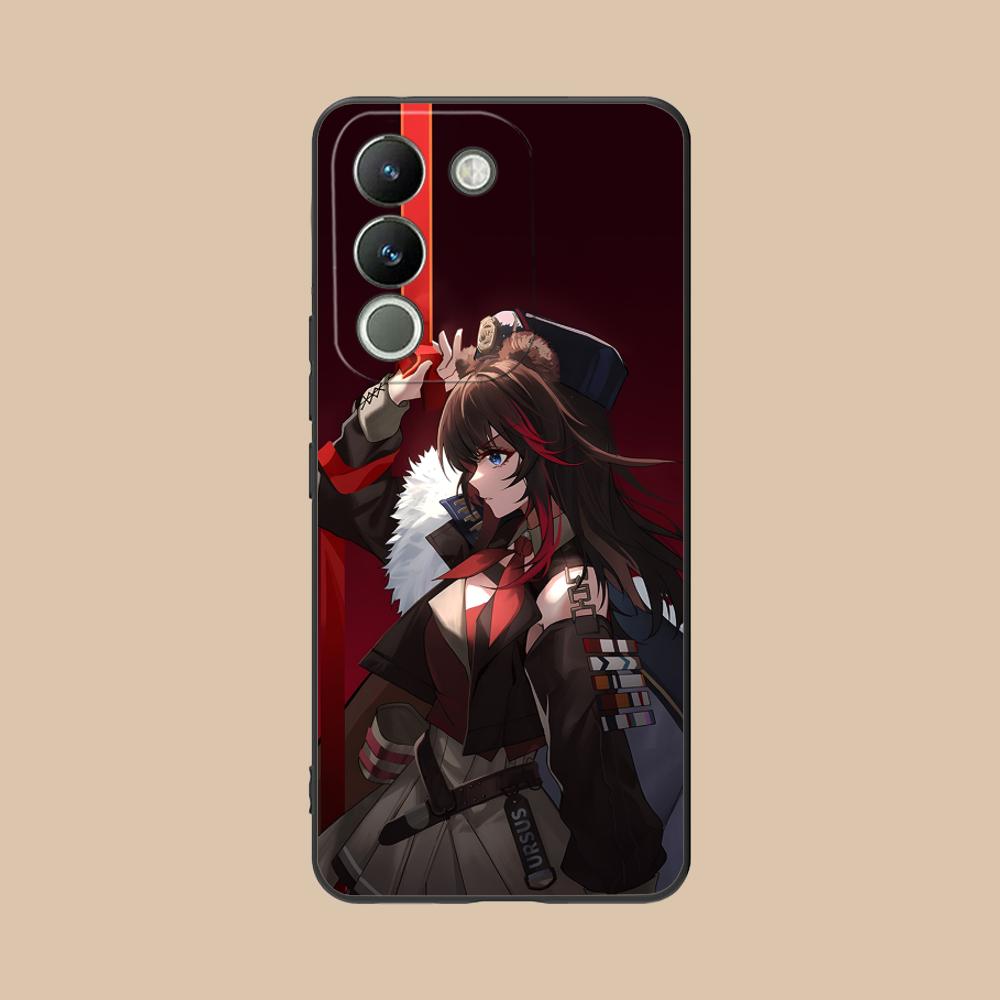 Arknights Zima Matte TPU Mobile Phone Case for VIVO V60 V50 V40 V30 V29 V27 V25 V23 Pro Lite 5G Colorful Printing Cover