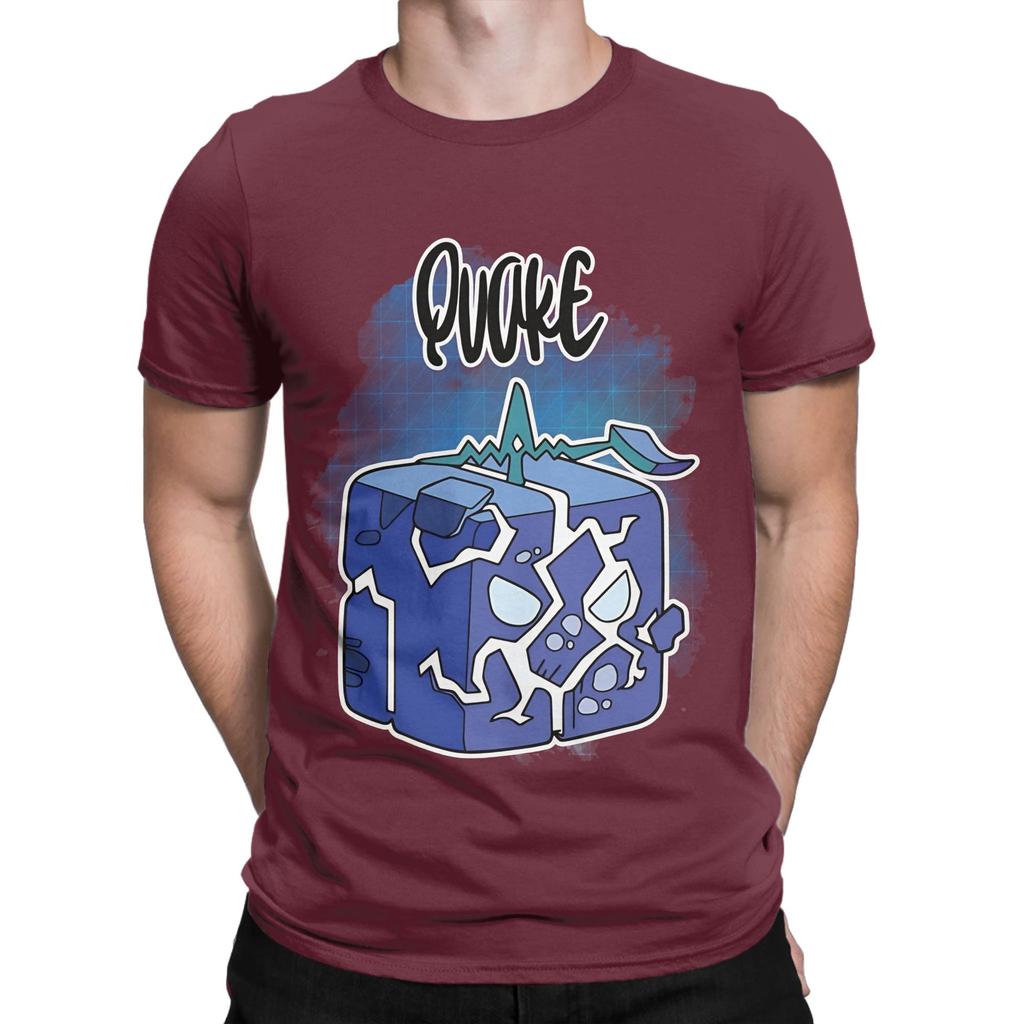 Quake Blox Fruits Novelty 100 Cotton TShirt Quake Tops Tees For Unisex
