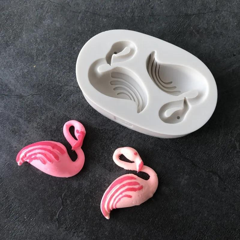 Flamingo Form Kuchenform Schokoladenform für die Küche Backen Kuchenwerkzeuge DIY Zuckerhandwerk Dekorationswerkzeug