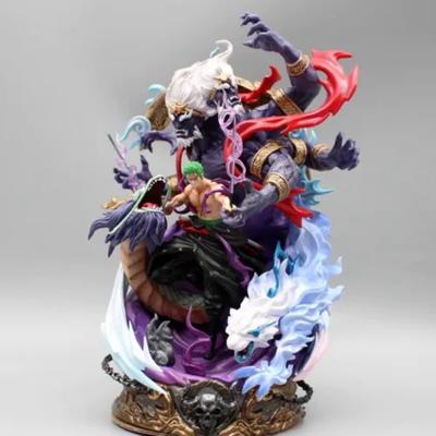 One Piece Roronoa Zoro King Of Hell Figure 22cm Anime Statue