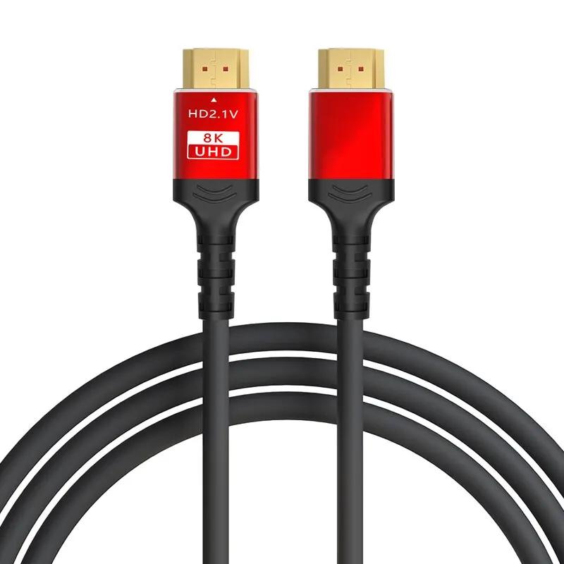 

Ultra High Speed 8K@60Hz HDMI 2.1 Cable for Xiaomi TV Box & PS5 8K HDTV Cable with eARC Dolby Vision 1 m красный